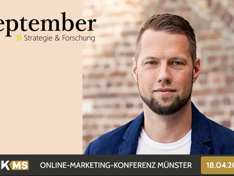 Oliver Spitzer bei der Online-Marketing-Konferenz