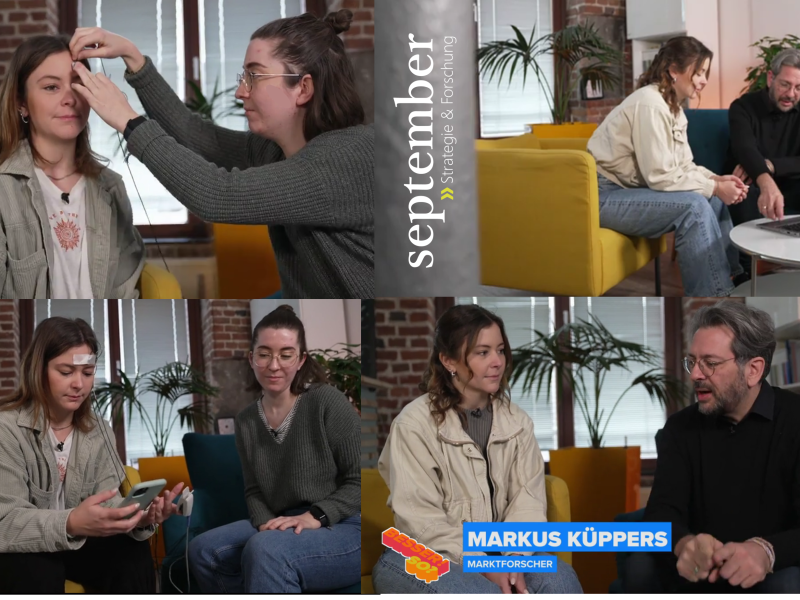 Wie stressig ist Online-Dating wirklich? Reporterin Celine Fries macht für das Format „Besser? So!“ ein Selbstexperiment mit der september-Emotionsmessung. Zu sehen bei RTL+.