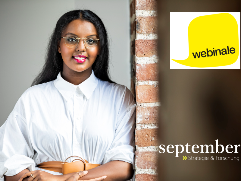 Ethiopia Obrock hat bei der Webinale 2025 einen Einblick in die september-Forschung zu Social Media gegeben. Ethiopia Obrock hat bei der Webinale 2025 einen Einblick in die september-Forschung zu Social Media gegeben.