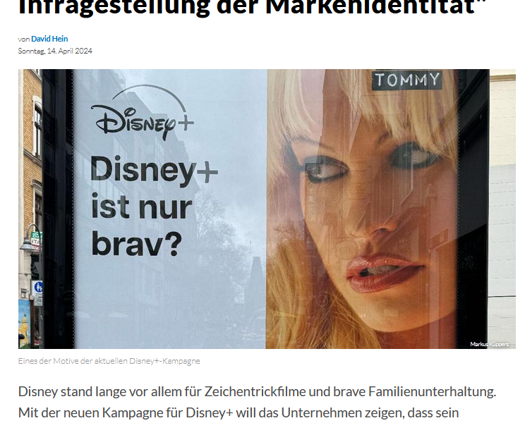 Kommunikation ist, was ankommt. Die Kampagne für Disney+ polarisiert: GenX – Markus Küppers – sieht die Werte der Marke konterkariert, GenZ – Ethiopia Obrock – fühlt sich angesprochen.