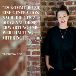 #Empathie – Theresa Ebel im Podcast mit Chérine De Bruijn von CORPORATE KITCHEN über ihr Herzensthema.