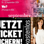 Eva Daniela Bock präsentiert die Employerstudie auf der Messe „Zukunft Personal“ und erklärt, warum eine Umarmung der Schlüssel zu glücklichen Mitarbeitenden ist.