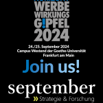 Beim Werbewirkungsgipfel ist Cornelia Krebs gemeinsam mit Markus Mündel von der Allianz auf der Bühne: „Mensch nutzt Maschine – Maximale Werbewirkung für Consumer Brands“